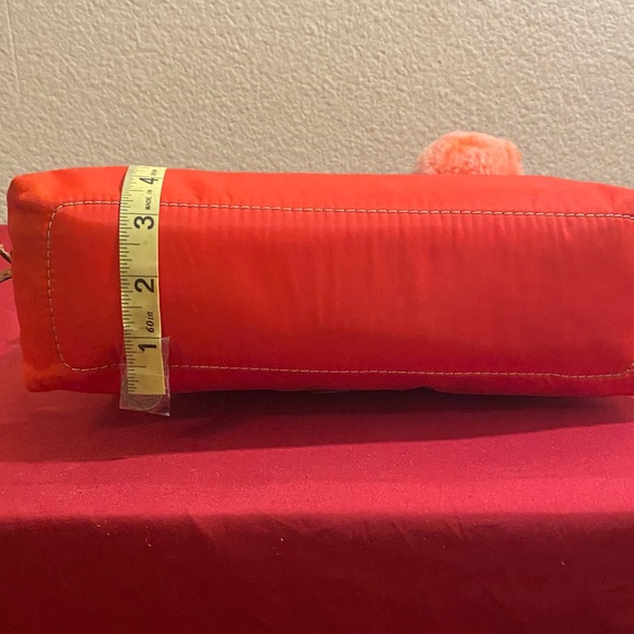 Dooney and Burke east west slouch red orange bag - Picture 6 of 14